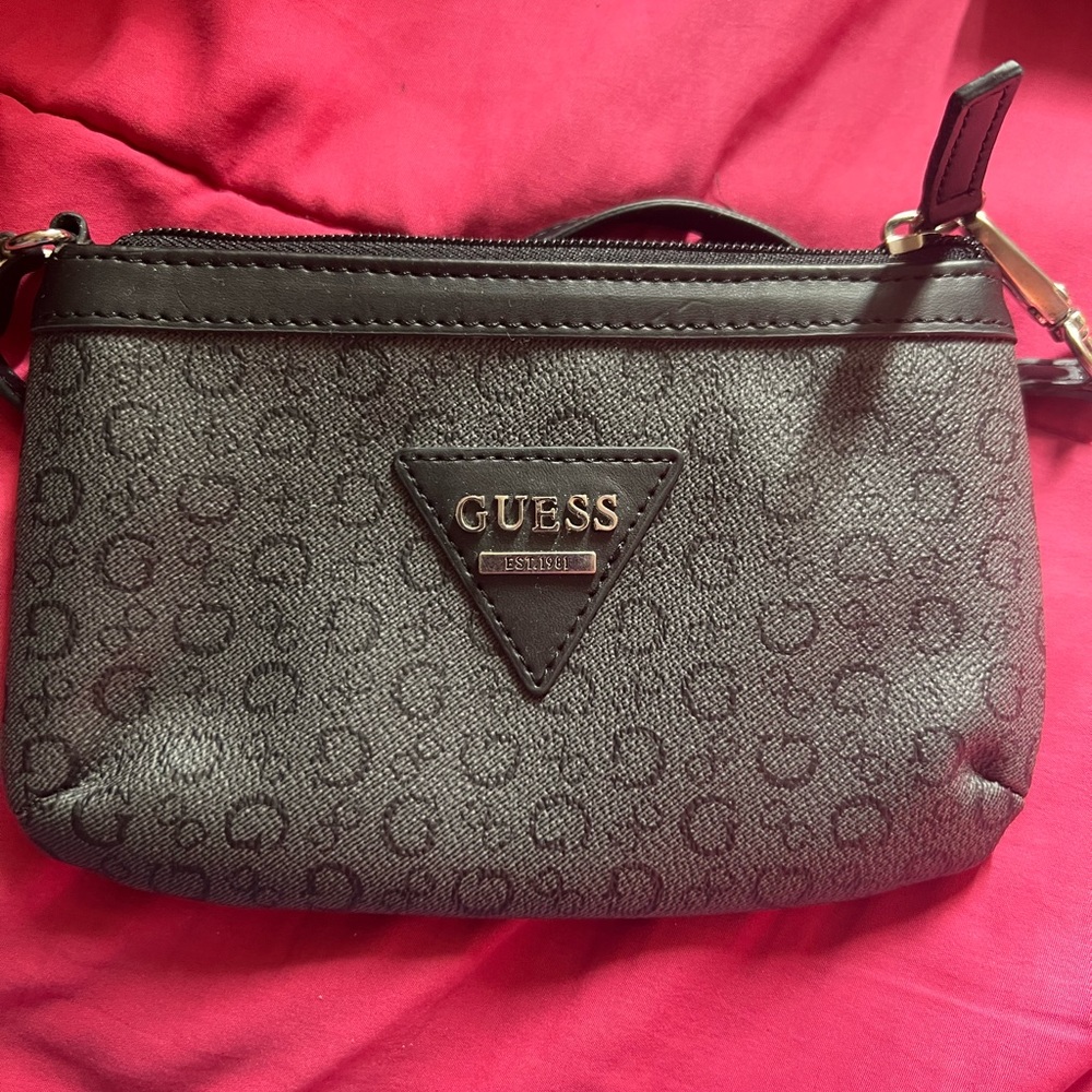 GUESS Black and Gray Women's wallet